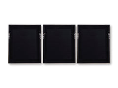 Taupe/White Hendridge wall art set, product view 3 - 3