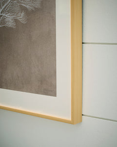 Taupe/White Hendridge wall art set, product view 4 - 4