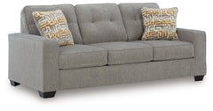 Iron, full sleeper sofa in closed position - 1