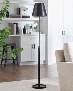 Antique Bronze Finish floor lamp, product view 2 - 2