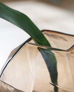 Light Brown 12.38-inch height vase, product view 3 - 6