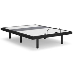 Black / Queen, complete Queen adjustable base in flat position - 3