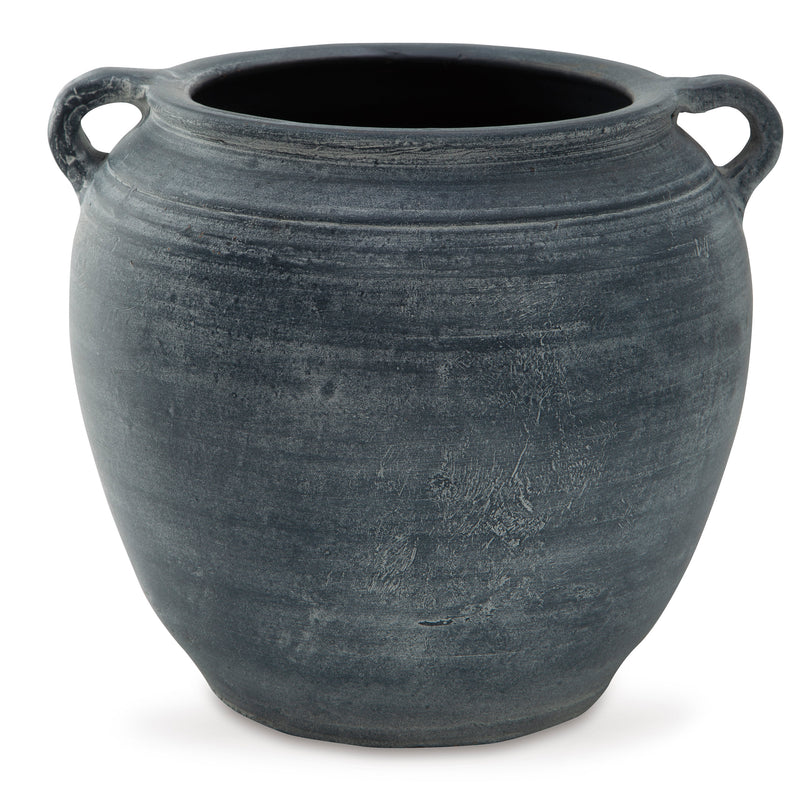 Meadie Distressed Terracotta Handled Vase