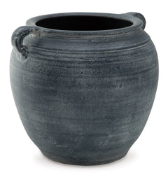 Distressed Blue decorative vase, product view 2 - 2