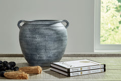 Distressed Blue decorative vase, product view 3 - 3