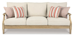 Beige Sofa with Cushion, product view 3 - 3
