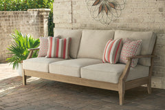 Beige Sofa with Cushion, product view 4 - 4
