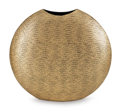 Antique Gold Finish Iansboro 15.13-inch vase, product view 2 - 7