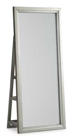 Champagne Floor Standing Mirror/Storage, view 1 - 1