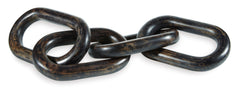 Distressed Black distressed black decorative sculpture, product view 2 - 6