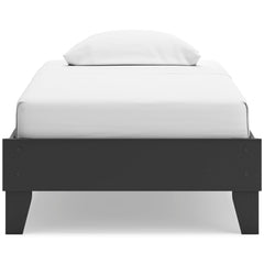 Black / Twin, front view; mattress and bedding not included - 41