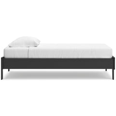 Black / Twin, side view; mattress and bedding not included - 42