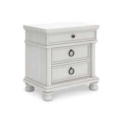 Antique White / Nightstand, complete product angled view - 1