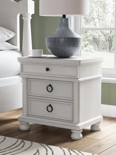 Antique White / Nightstand, room setting; accessories not included - 4