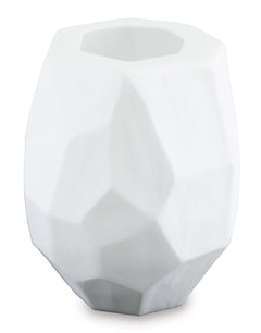 White decorative vase, product view 2 - 2