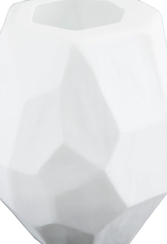 White decorative vase, product view 5 - 5