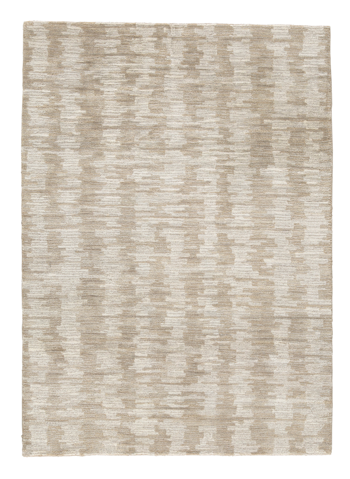 Brown/Cream 60" x 84", complete rug product view