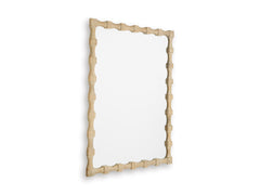 Light Brown Accent Mirror, view 1 - 1
