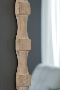 Light Brown Accent Mirror, view 3 - 3