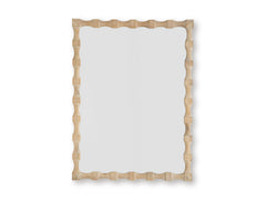 Light Brown Accent Mirror, view 4 - 4