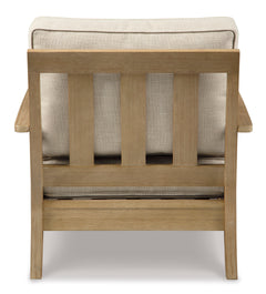Beige Lounge Chair w/Cushion (1/CN), product view 2 - 2