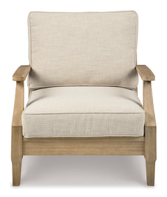 Beige Lounge Chair w/Cushion (1/CN), product view 3 - 3