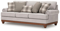 Sandstone, full sofa angled view - 1