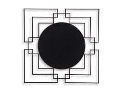 Black/Gold Finish accent mirror, product view 3 - 3