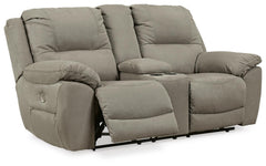 Putty, complete loveseat with footrest extended - 3