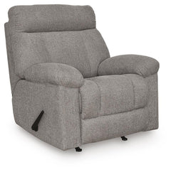 Smoke, complete recliner closed angled view - 4