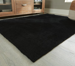 Black 60.25" x 84.25", alternate room view; furniture excluded - 7