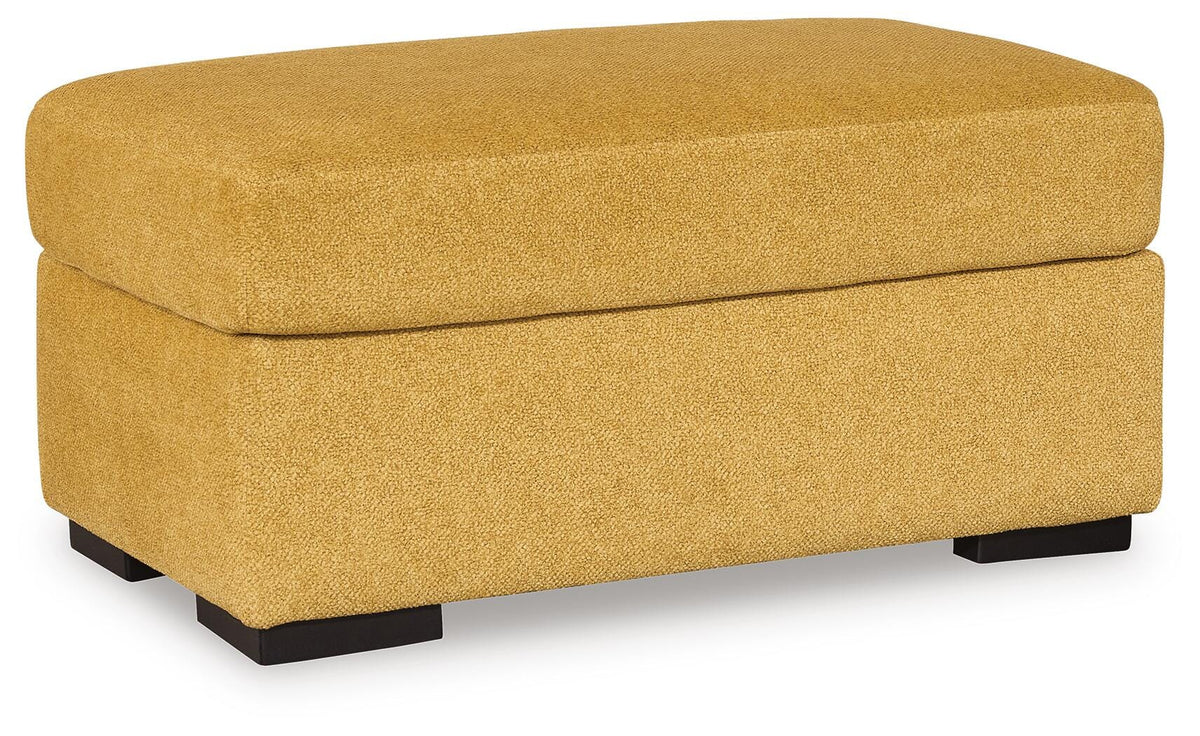 Sunflower, complete ottoman angled view