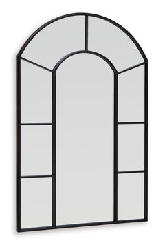 Black Accent Mirror, view 1 - 1
