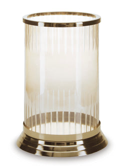 Amber/Gold Finish 10.5-inch height candle holder, product view 2 - 2