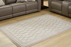 Gray 61.63" x 86", room view; furniture excluded - 10