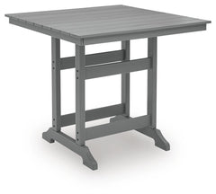 Dark Gray, full counter table angled view - 1