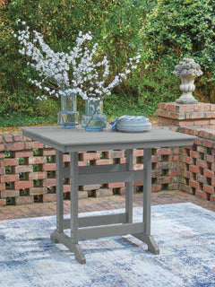 Dark Gray, table in patio setting; accessories excluded - 2