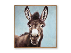 Brown/Blue/White Landerton wall art, full product view - 1