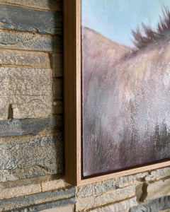 Brown/Blue/White Landerton wall art, product view 4 - 4