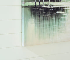 Green/Tan/White Wall Art, product view 4 - 4