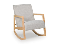 Gray/Natural Accent Chair, view 1 - 1