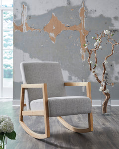 Gray/Natural Accent Chair, view 6 - 6
