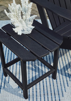 Black outdoor end table, product view 5 - 5