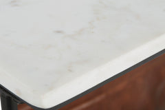 Brown/Black/White Accent Table, view 5 - 5