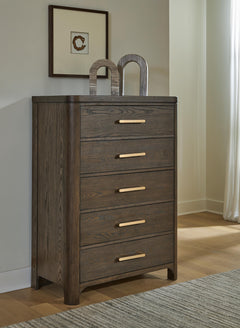 Burnished Brown / Chest of Drawers, room setting; accessories not included - 4