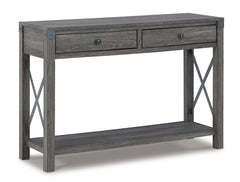 Grayish Brown Console Table, full product view - 1