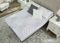 White California King, mattress in room, overhead angle; base and furnishings excluded - 2