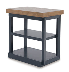 Brown/Blue three-piece table set, product view 5 - 5