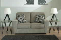 Pewter, loveseat in room; other furnishings excluded - 2