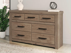 Light Brown / Dresser, room setting; accessories excluded - 4